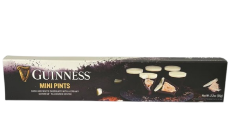 Guinness Dark & White Chocolate Mini Pints Stick Pack 2.29oz (65g)