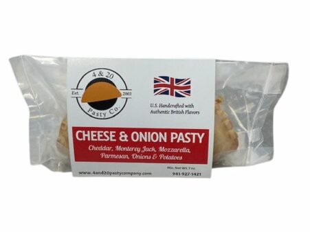 4 & 20 Pasty Company Cheese & Onion Pasty  7oz (200g) *FROZEN