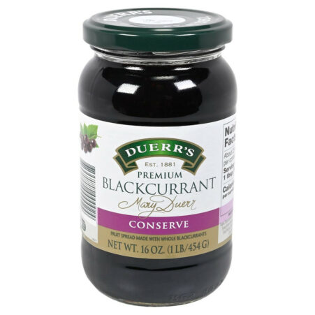 Duerr's Blackcurrant Conserve, Jar 16.0oz (454g)