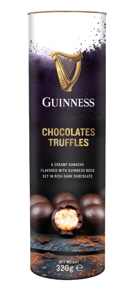 Guinness Dark Chocolate Truffles Tube 11.2oz (320g) (Holiday Pre-Order ONLY)