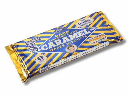 Tunnock's Dark Chocolate Caramel Wafers, 8pk 8.47oz (240g) (Holiday Pre-Order ONLY)