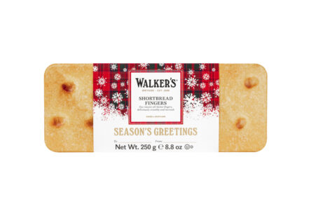 Walkers Shortbread Festive Shortbread Fingers Tin 8.8oz (250g) (Holiday Pre-Order ONLY)