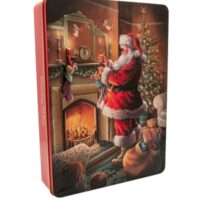 Grandma Wild's Santa by the Fire Tin, Stem Ginger & Lemon Clotted Cream Shortbread 14.1oz (400g) (Holiday Pre-Order ONLY)