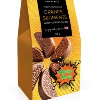 Walkers Chocolates Milk Chocolate Orange Segments w/ Popping Candy 5.29oz (150g) (Holiday Pre-Order ONLY)