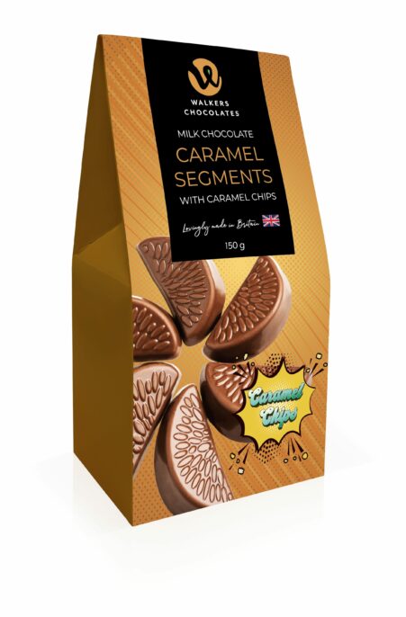 Walkers Chocolates Milk Chocolate Caramel Segments 5.29oz (150g) (Holiday Pre-Order ONLY)