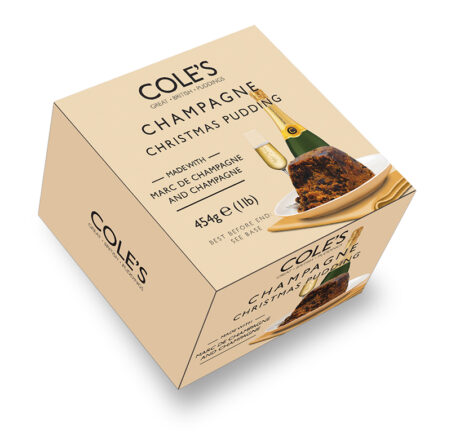 Cole's Champagne Christmas Pudding, Box 16.0oz (454g) (Holiday Pre-Order ONLY)