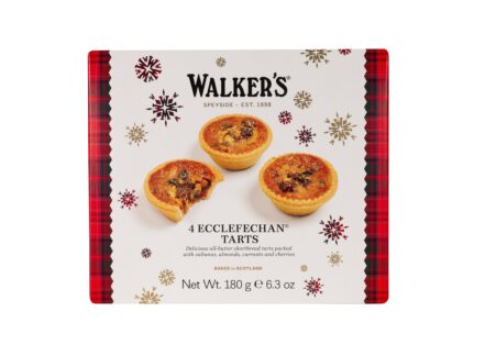 Walkers Shortbread Ecclefechan Tarts, 4pk 6.3oz (180g) (Holiday Pre-Order ONLY)