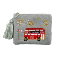 Beaded London Bus Pouch, 3pk  (Holiday Pre-Order ONLY)