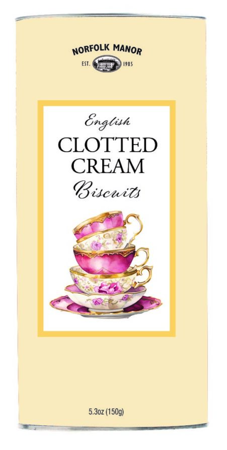 Norfolk Manor Clotted Cream Biscuits, Carton 5.3oz (150g) (Holiday Pre-Order ONLY)