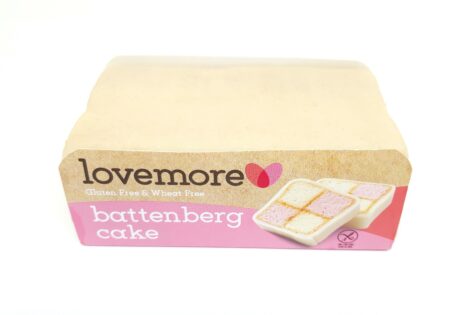 Lovemore Gluten Free Battenberg Cake 10.58oz (300g) *FROZEN  (Holiday Pre-Order ONLY)