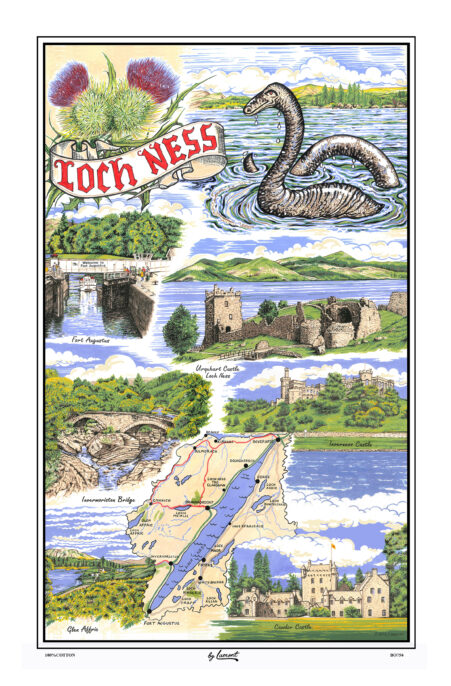 Loch Ness Tea Towel (Holiday Pre-Order ONLY)