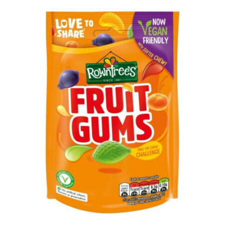 Nestle Rowntrees Fruit Gums Pouch Bag 4.23oz (120g)